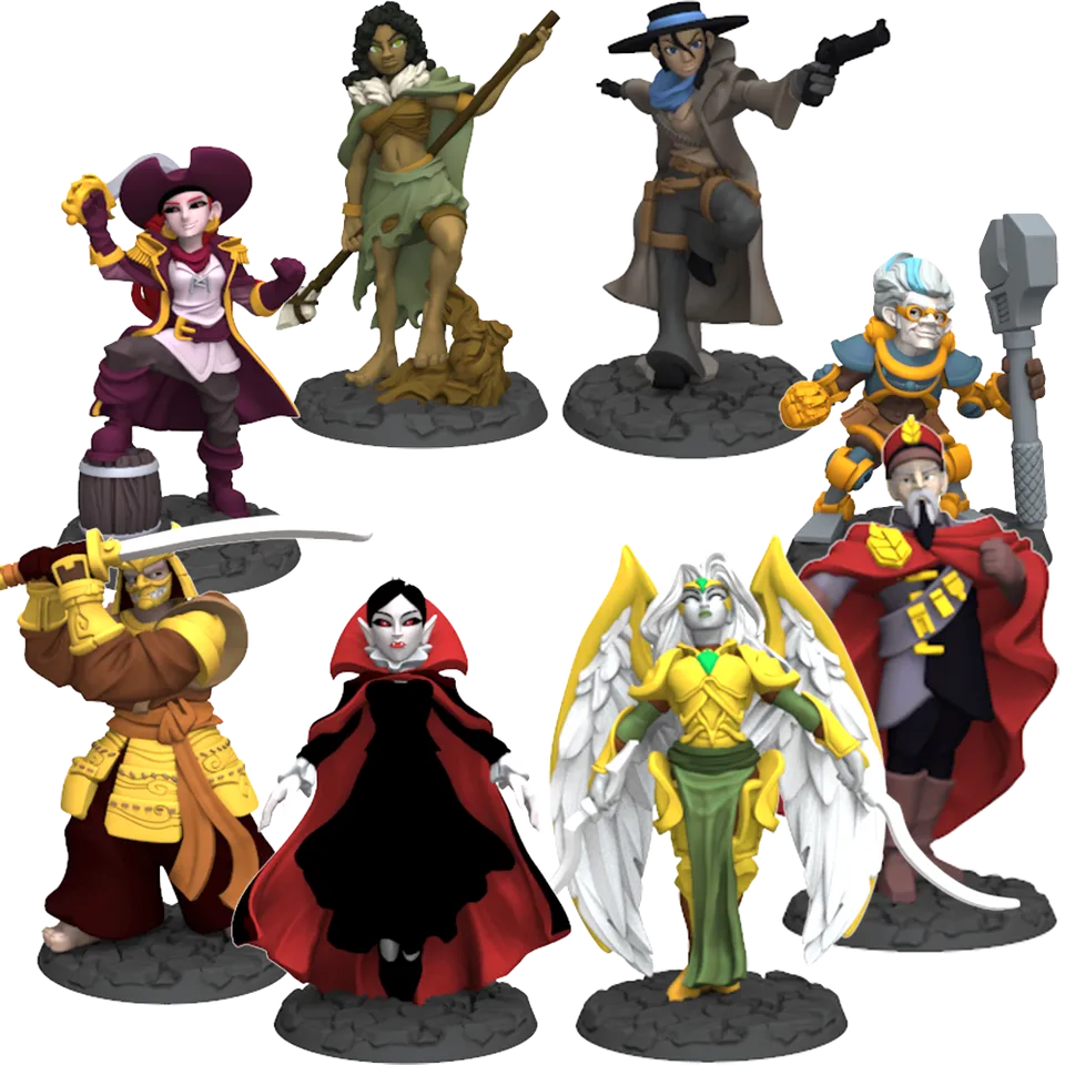 dice-throne-season-two-painted-sculpts-figuren-bemalt image 1