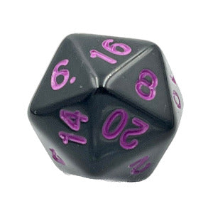 dice4friends-einzelw-rfel-d20-w-rfel-schwarz-lila-20-seitig image 1