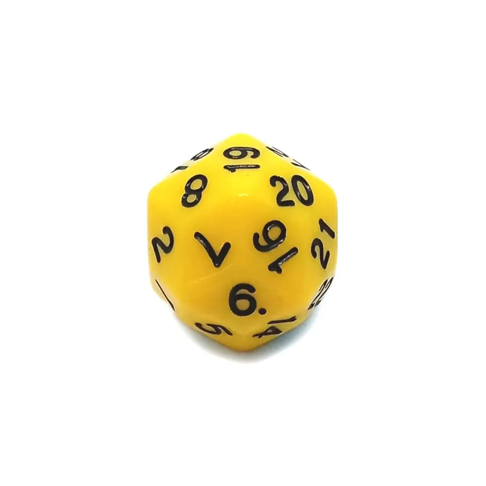 dice4friends-sonderw-rfel-d30-w-rfel-opaque-yellow-1-30 image 1