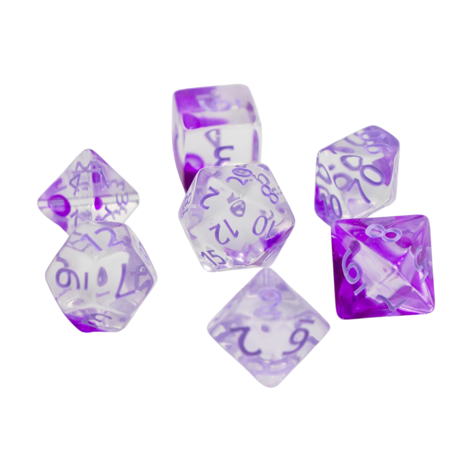 dice4friends-rpg-w-rfelset-7-teilig-nebula-lavender-transparent image 2