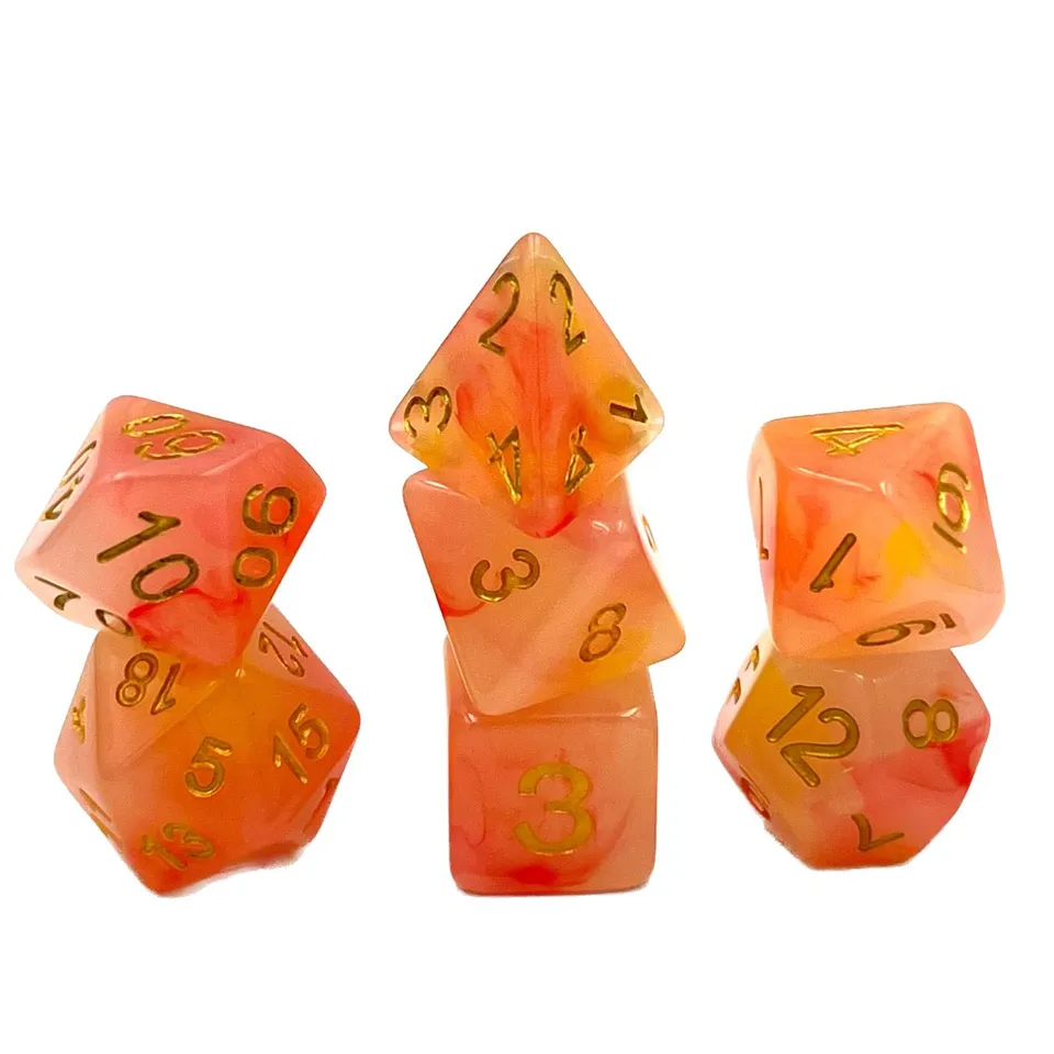 dice4friends-7-teiliges-rpg-w-rfelset-orange-jade-w-rfel-orange image 1