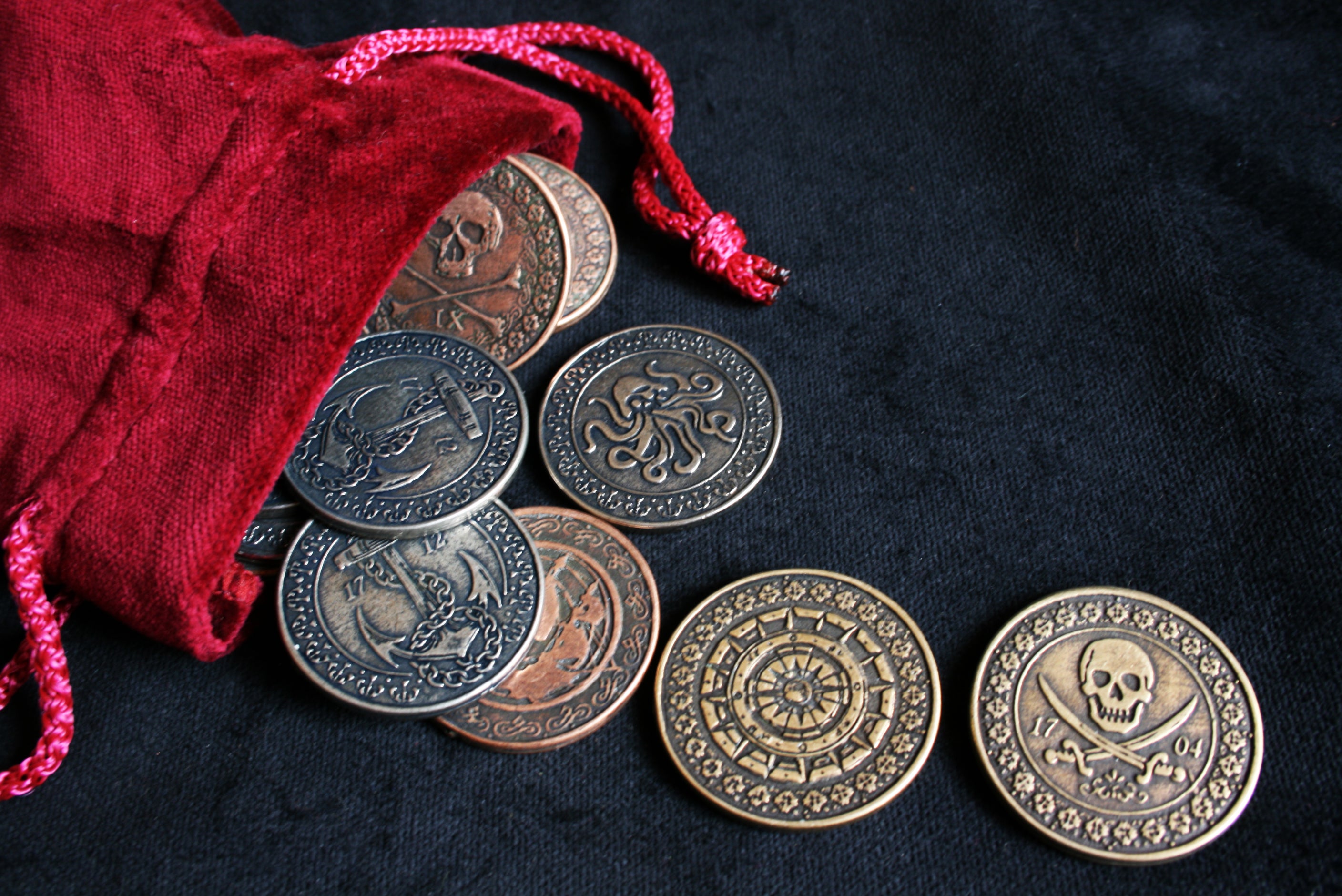 drawlab-legendary-metal-coins-pirate-set-metallm-nzen-20er-zink image 4