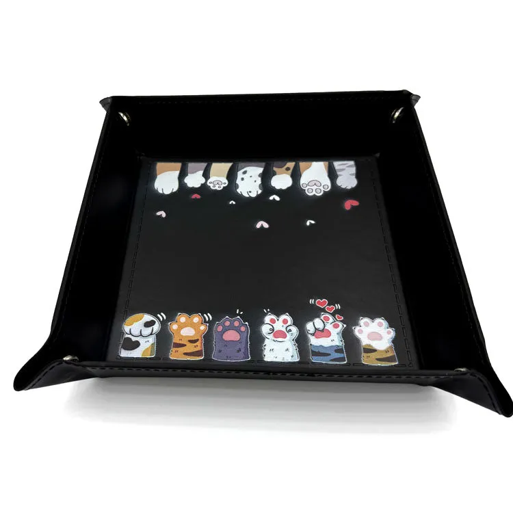dice4friends-accessoires-w-rfelschale-paws-black-faltbar-schwarz image 1