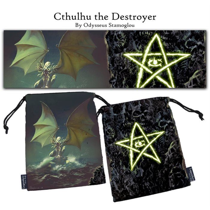 drawlab-cthulhu-the-destroyer-w-rfelbeutel-12x15-cm image 1