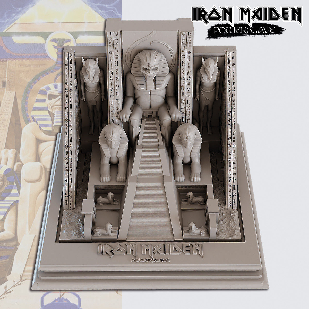 drawlab-iron-maiden-powerslave-diorama-1-24-resin-75mm image 5
