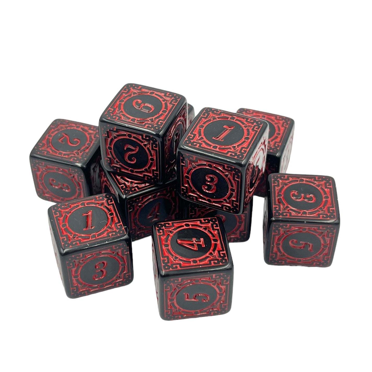 dice4friends-d6-magic-flame-augenw-rfel-rot-schwarz-15mm image 3