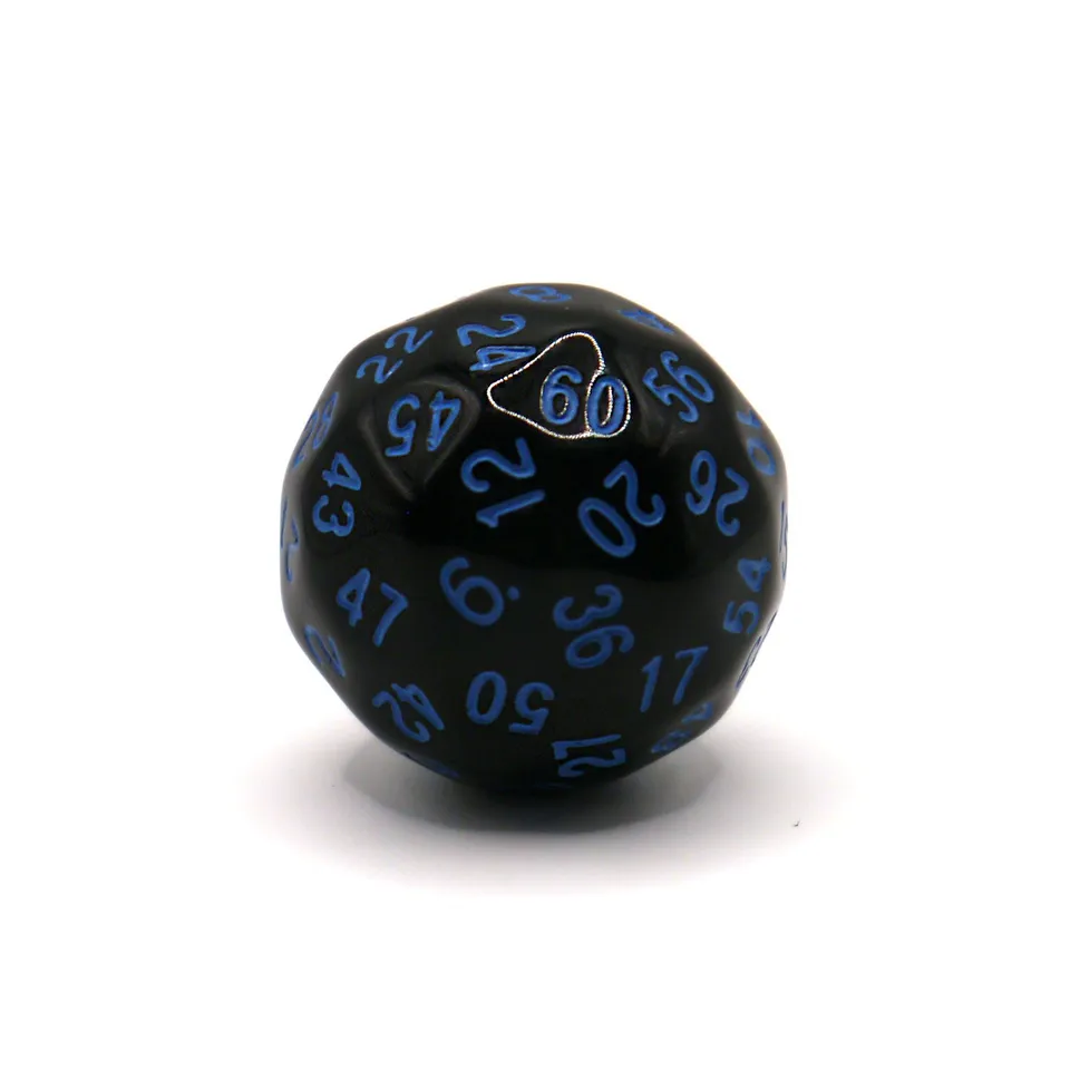 dice4friends-d60-w-rfel-schwarz-blau-60-seitig-acryl image 1