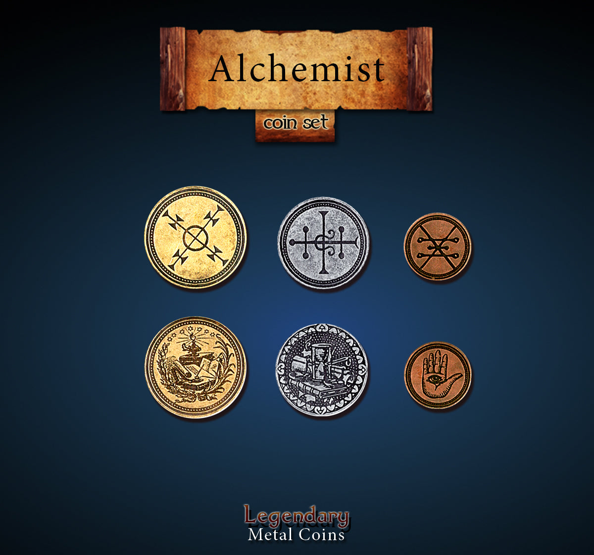 drawlab-legendary-metal-coins-alchemist-coin-set-m-nzset-20-m-nzen image 1