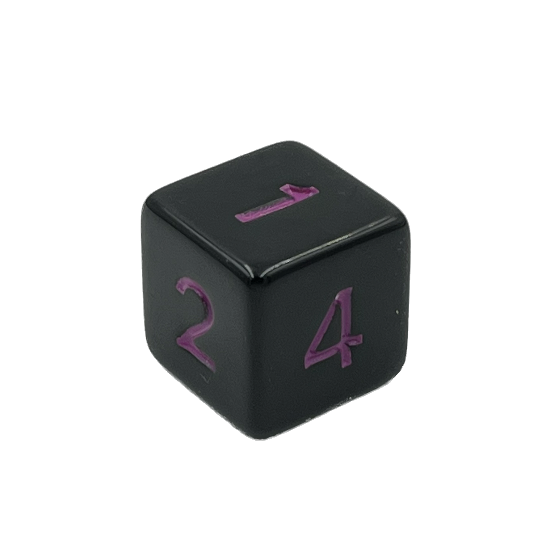 dice4friends-d6-black-purple-ziffernw-rfel-schwarz-acryl image 1