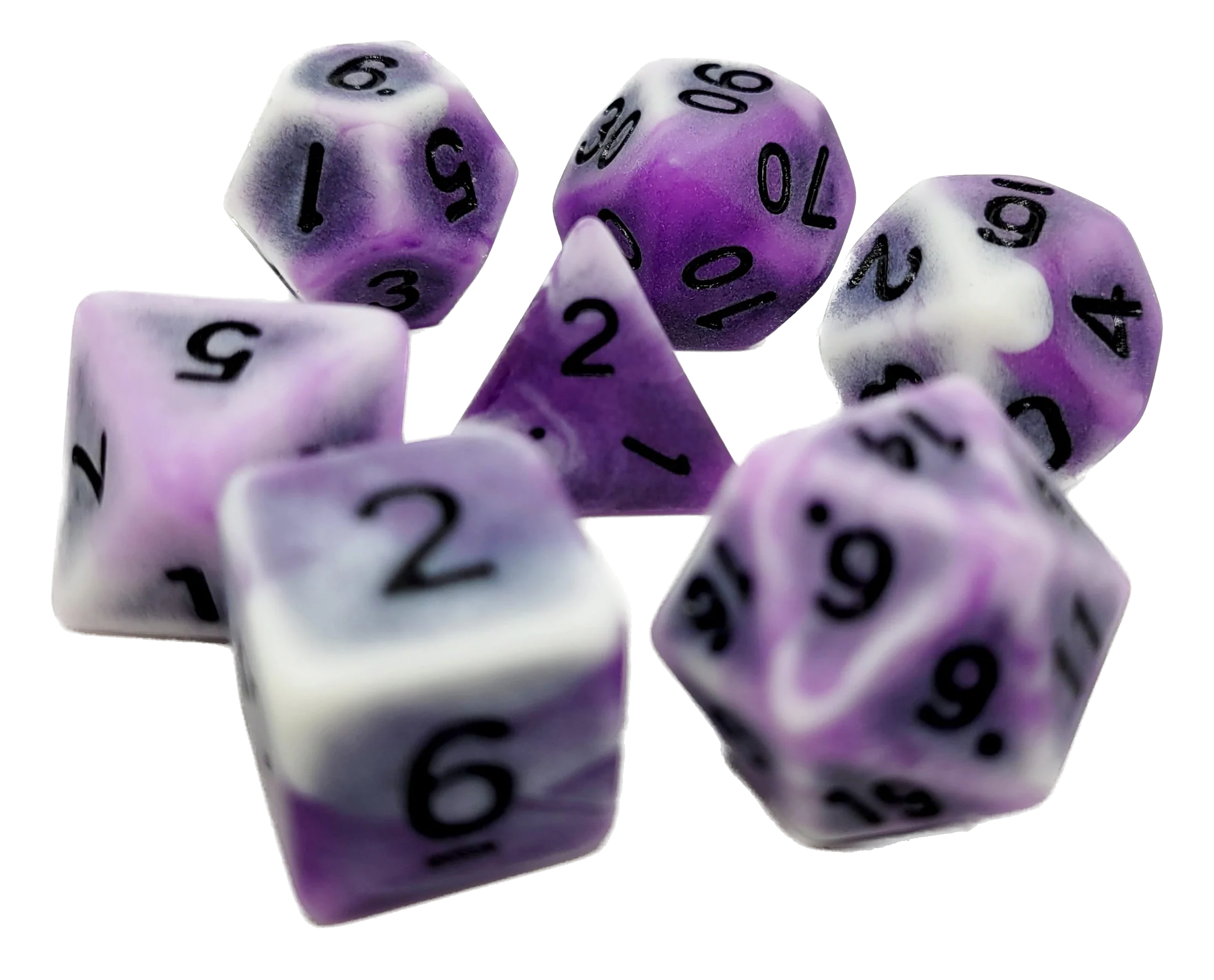 dice4friends-rpg-w-rfelset-7-teilig-ancient-purple-rock-marmor image 1