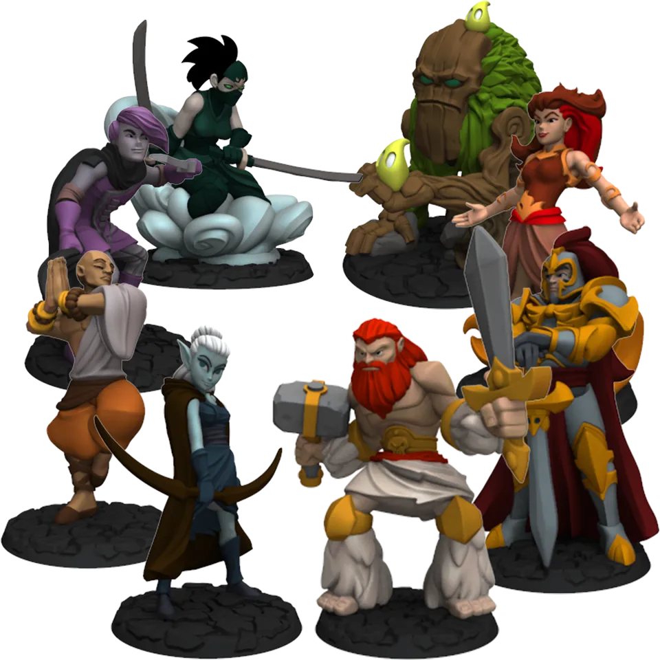 dice-throne-season-one-painted-sculpts-figuren-bemalt image 1