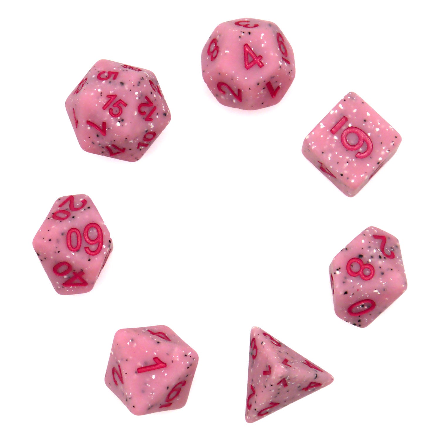 dice4friends-rpg-granite-pink-w-rfelset-7-teilig-gesprenkelt image 3