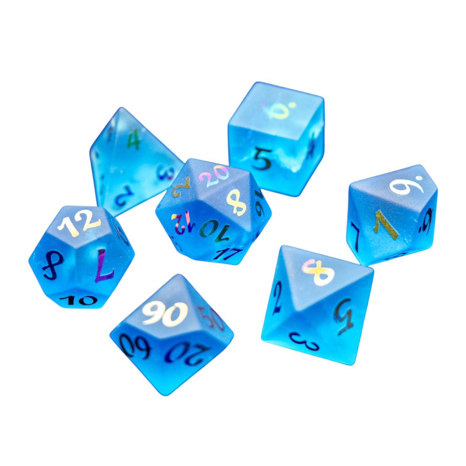 dice4friends-edelstein-w-rfelset-crystal-glass-blue-7-teilig image 2