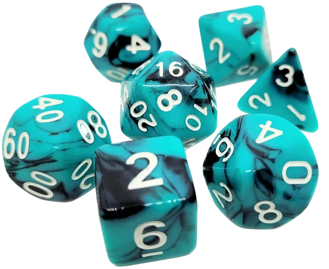dice4friends-rpg-w-rfelset-7-teilig-blue-panda-w-rfel image 1