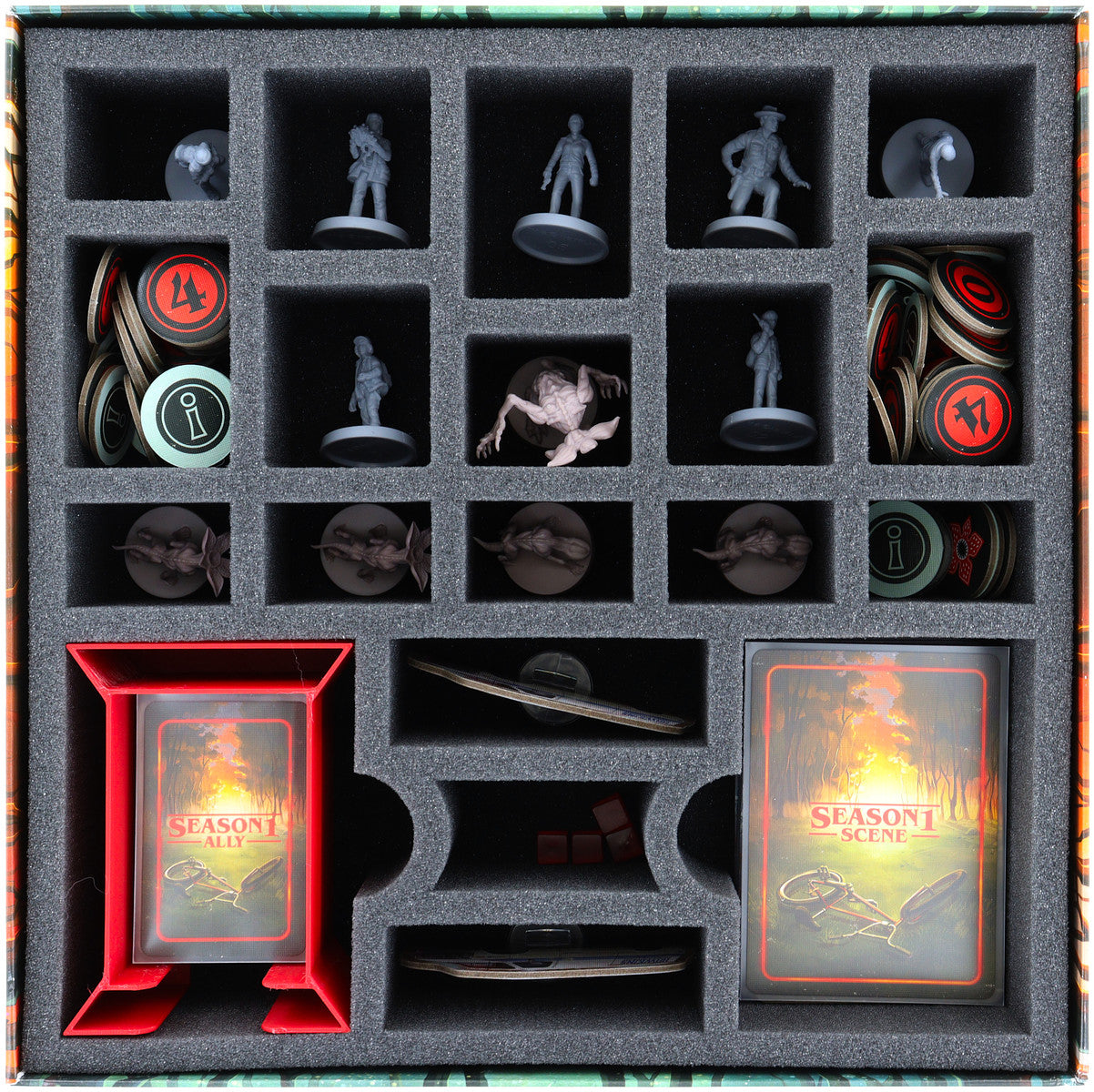 feldherr-card-holders-stranger-things-schaumstoff-organizer-kernspielbox image 2