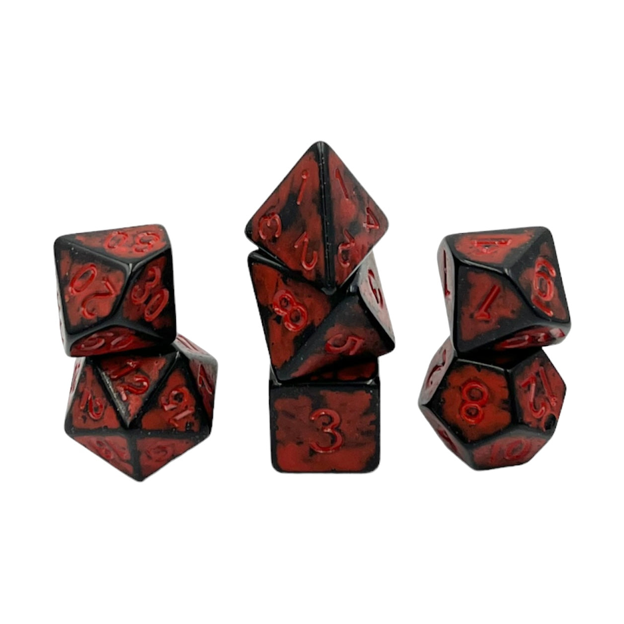 dice4friends-rpg-w-rfelset-7-teilig-ancient-dark-knight-red image 1