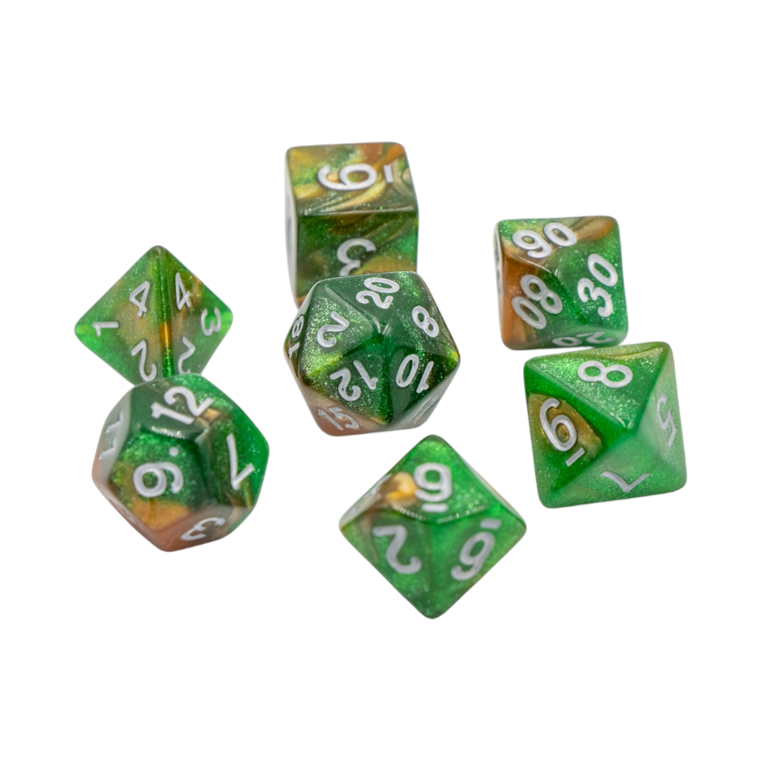 dice4friends-galaxy-emerald-vale-w-rfelset-7-teilig-dunkelgr-n image 2