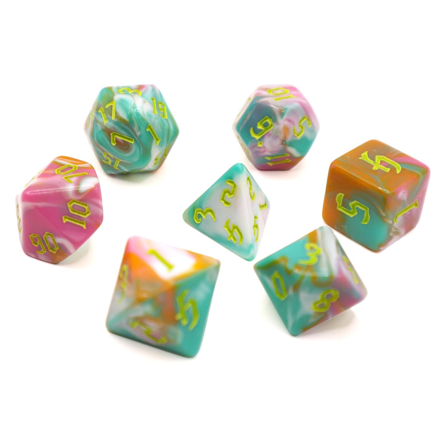 dice4friends-rpg-w-rfelset-runic-mehrfarbig-7-teilig image 3
