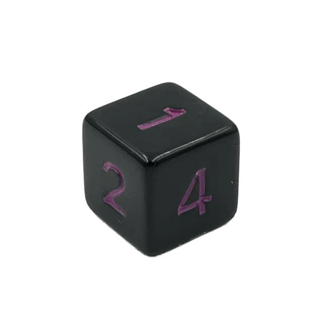dice4friends-d6-black-purple-ziffernw-rfel-schwarz-acryl image 1
