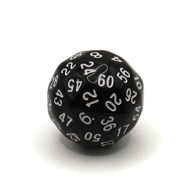 dice4friends-sonderw-rfel-d60-w-rfel-schwarz-wei-acryl image 1