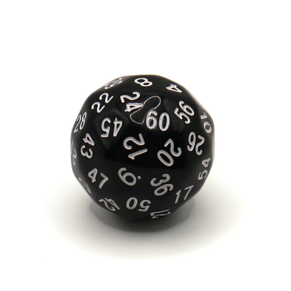 dice4friends-sonderw-rfel-d60-w-rfel-schwarz-wei-acryl image 1