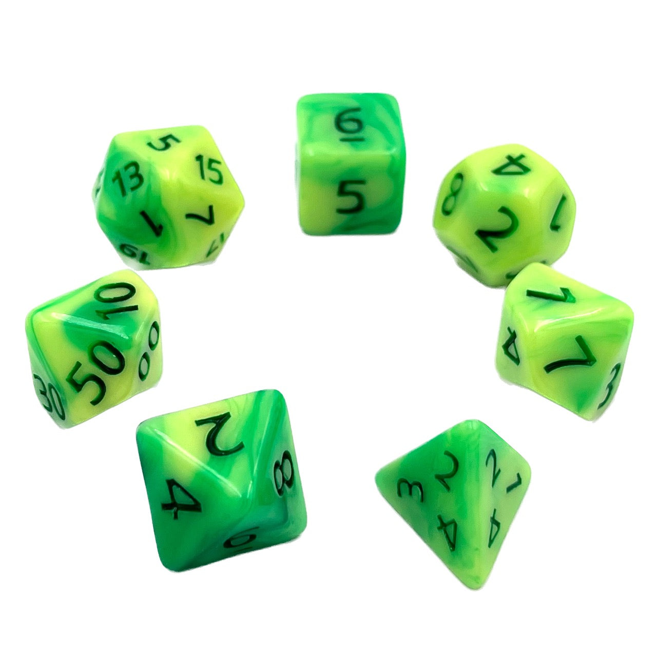 dice4friends-sour-apple-gum-7-teiliges-rpg-w-rfelset-gr-n image 2