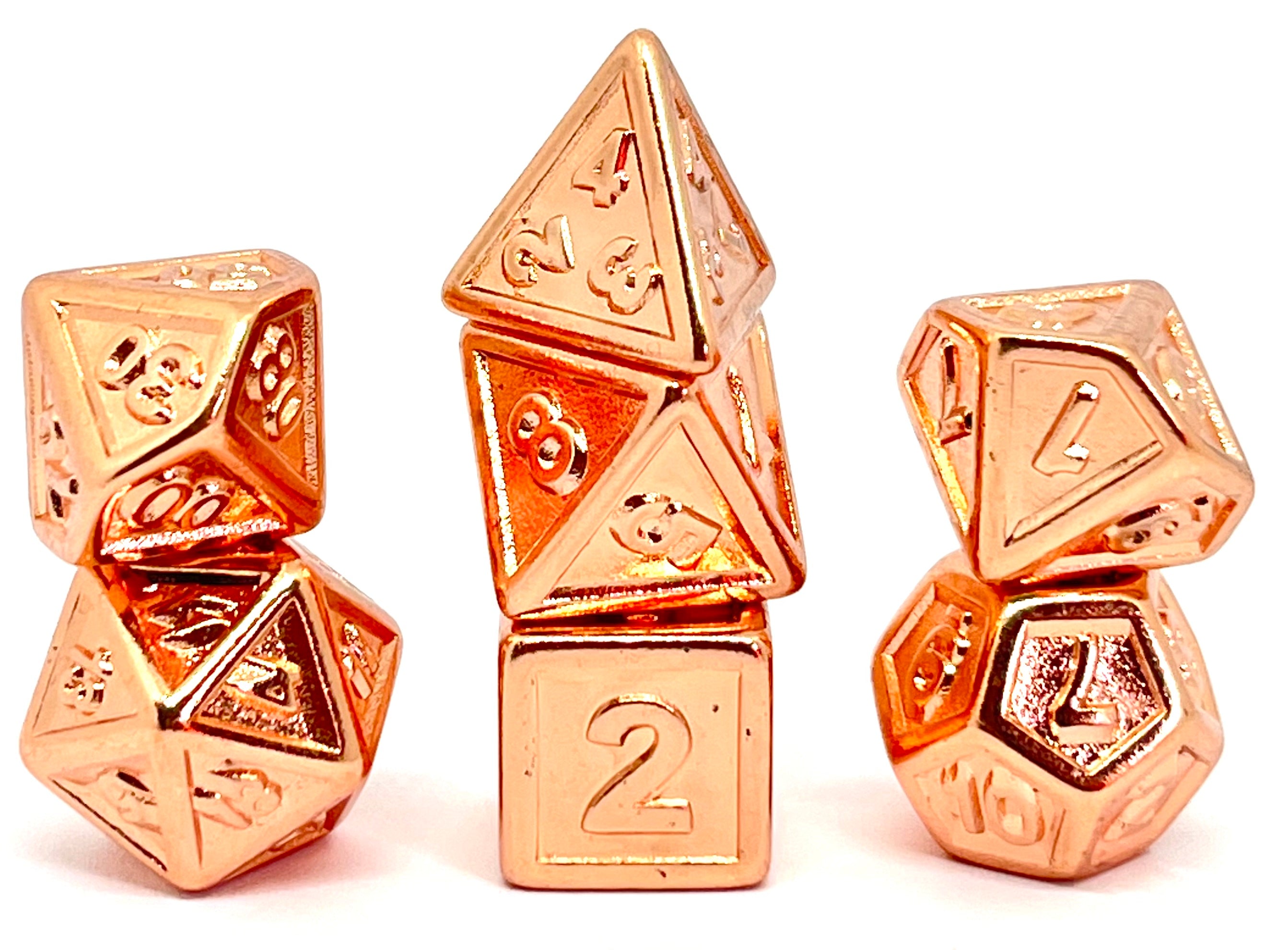 dice4friends-plated-embossed-copper-metall-w-rfelset-7-teilig image 1