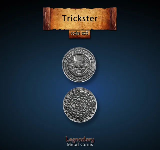 drawlab-legendary-metal-coins-trickster-m-nzen-12er-set image 1