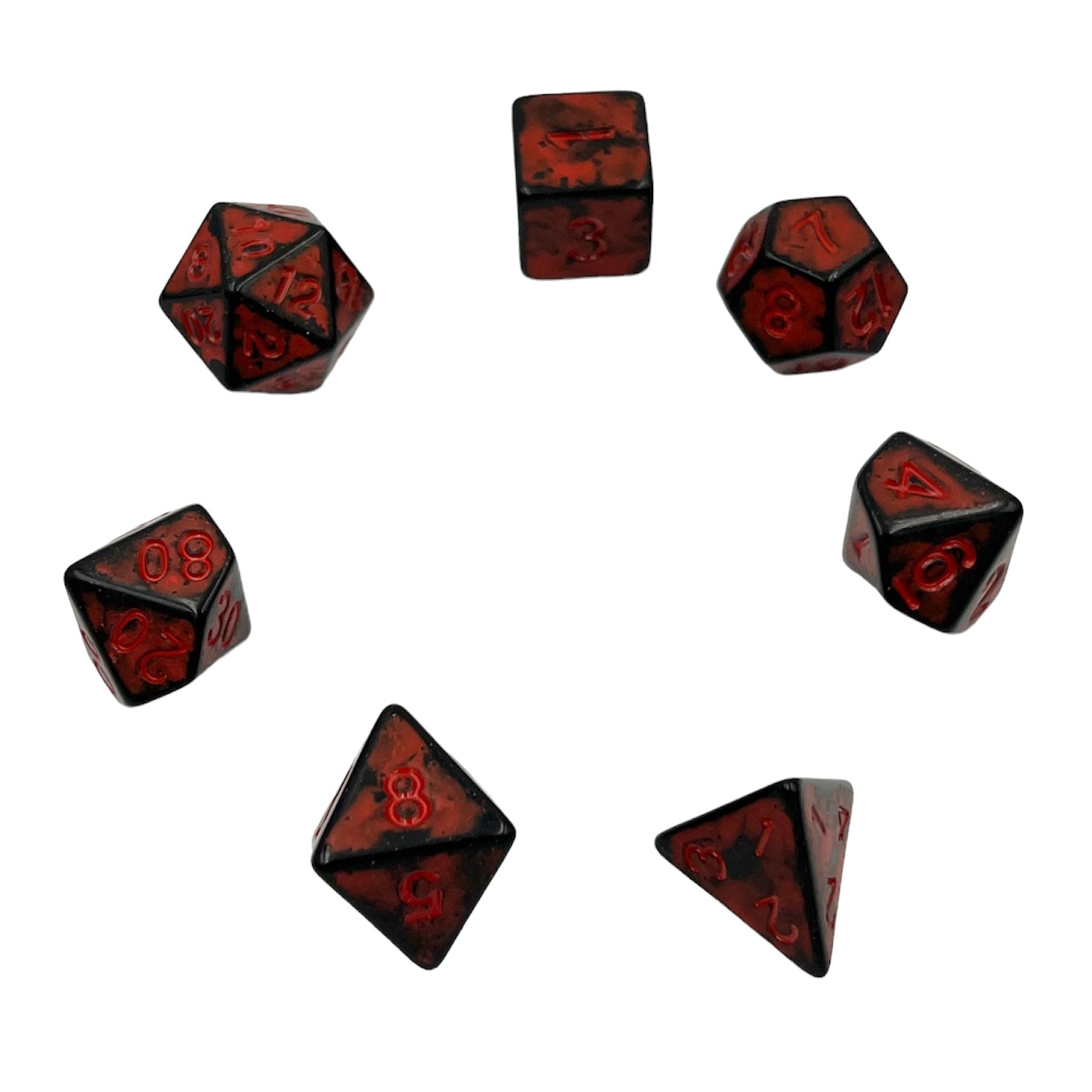 dice4friends-rpg-w-rfelset-7-teilig-ancient-dark-knight-red image 2