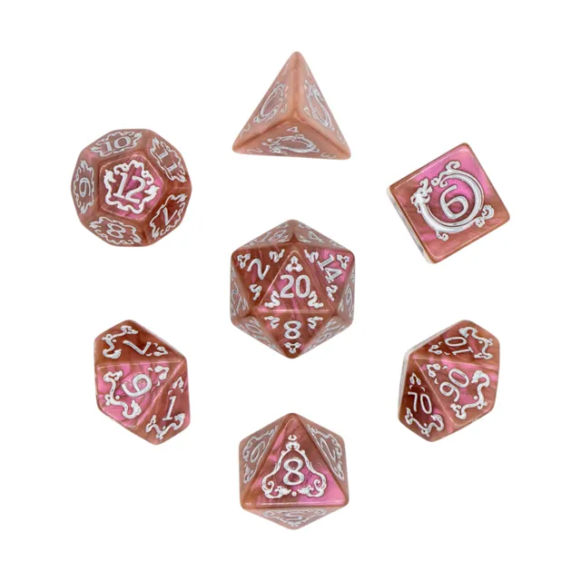 dice4friends-mystic-dragon-w-rfelset-7-teilig-mehrfarbig-rosa image 1