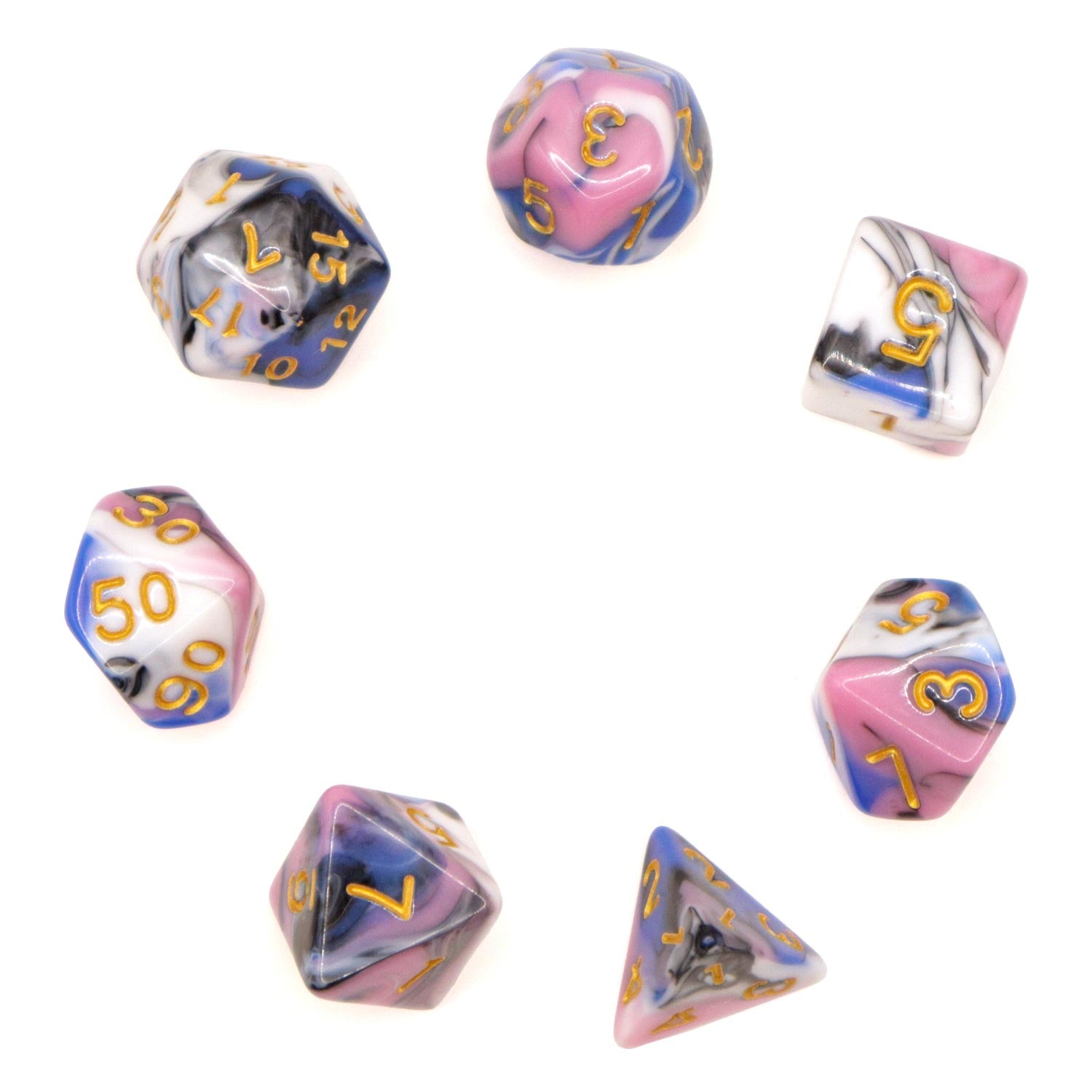 dice4friends-7-teiliges-rpg-w-rfelset-merlin-w-rfel-7er-mehrfarbig image 3