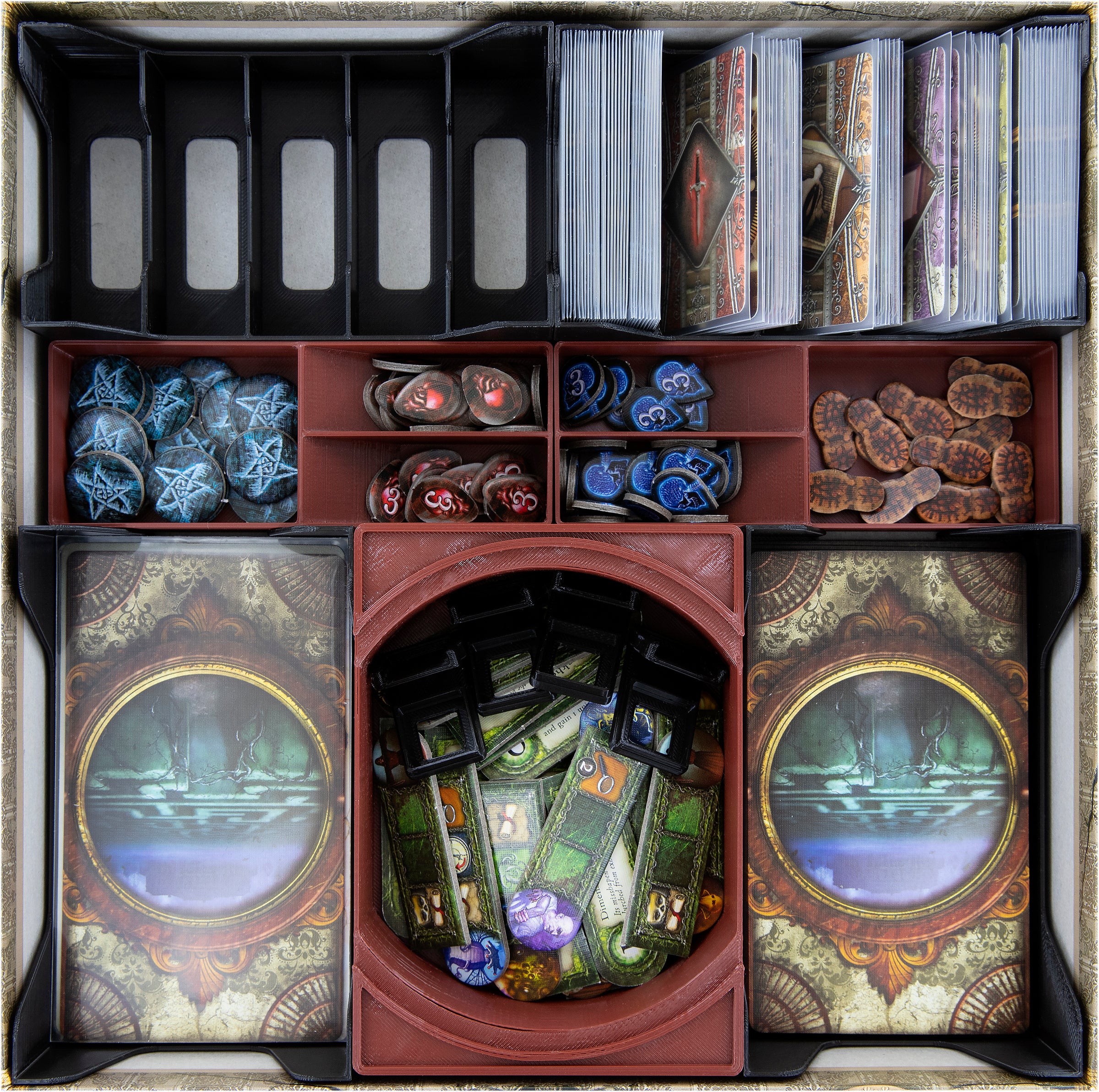 feldherr-elder-sign-organizer-einlage-revised-grundspiel-mit-sleeves image 2