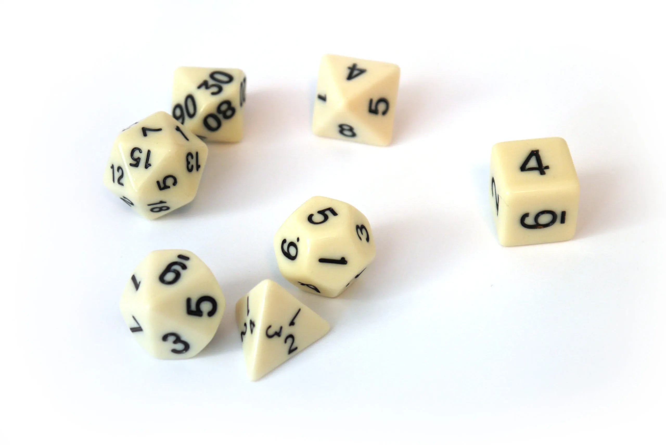 dice4friends-7-teiliges-rpg-w-rfelset-opaque-ivory-black-7-w-rfel image 2