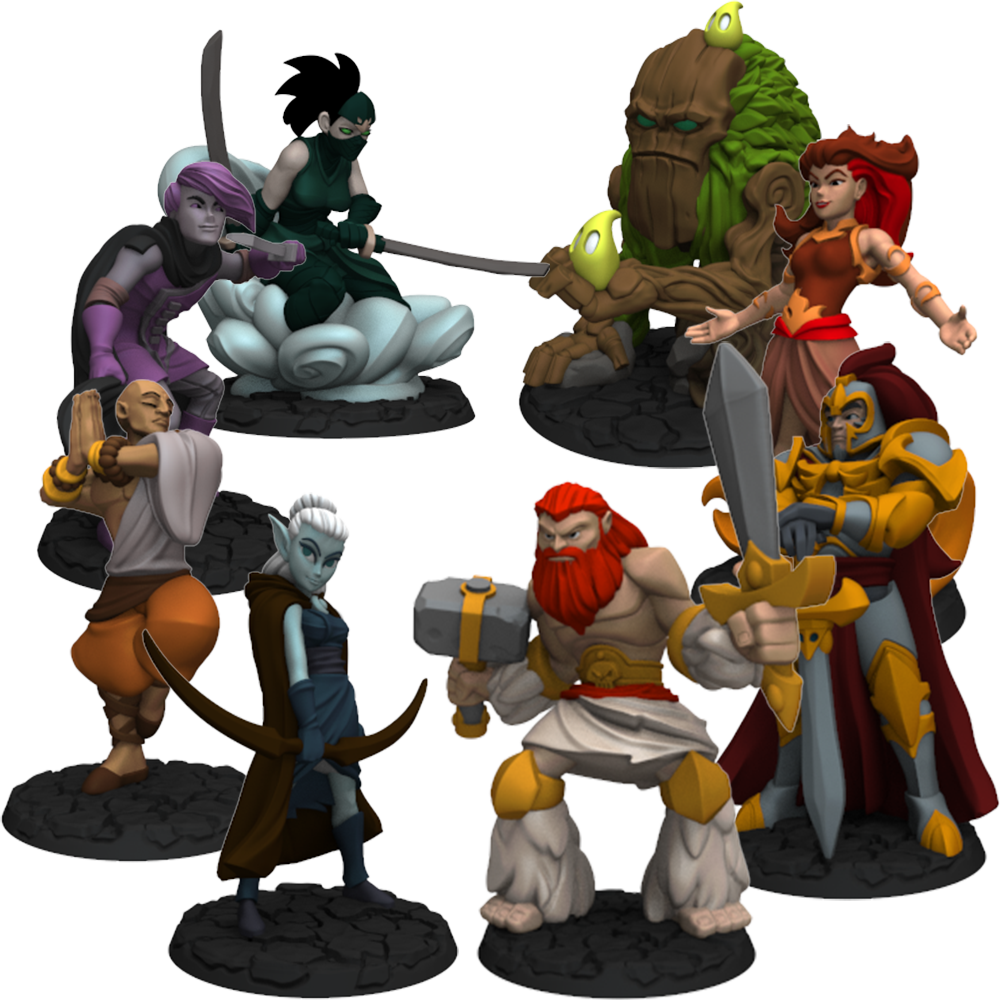 dice-throne-season-one-painted-sculpts-figuren-bemalt image 1