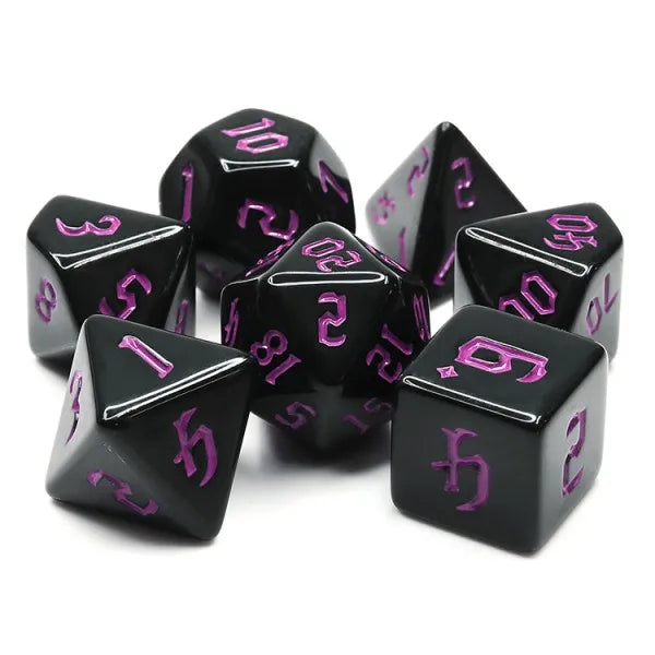 dice4friends-7-teiliges-rpg-w-rfelset-opaque-black-purple image 1